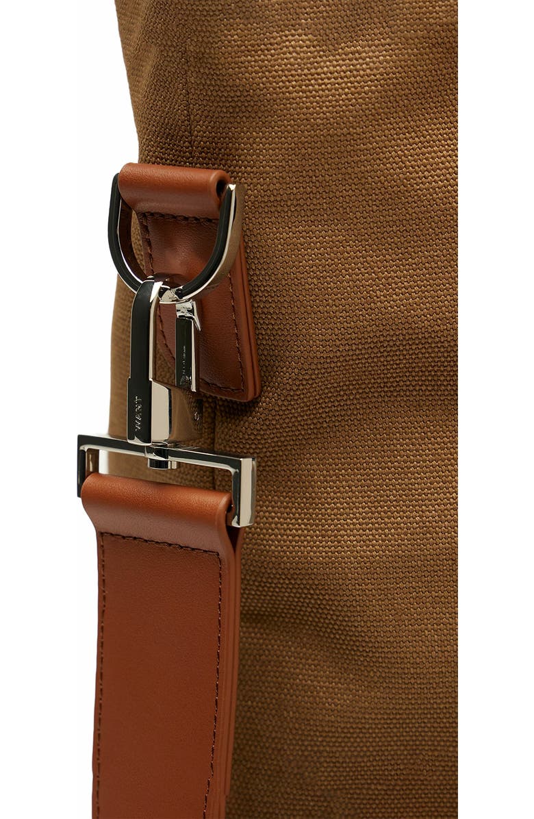 Want Les Essentiels O'Hare Organic Cotton Canvas Tote, Alternate, color, Dark Camel