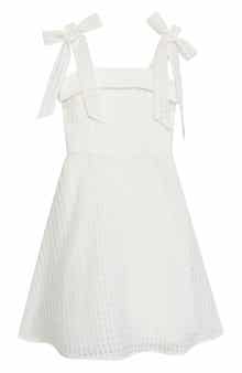 Speechless Kids' Tie Shoulder Chiffon Dress