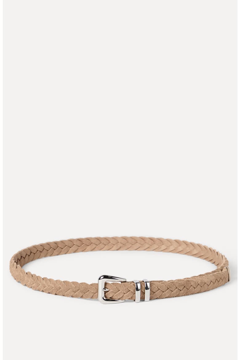 Reversed calfskin belt, Alternate, color, Hazelnut