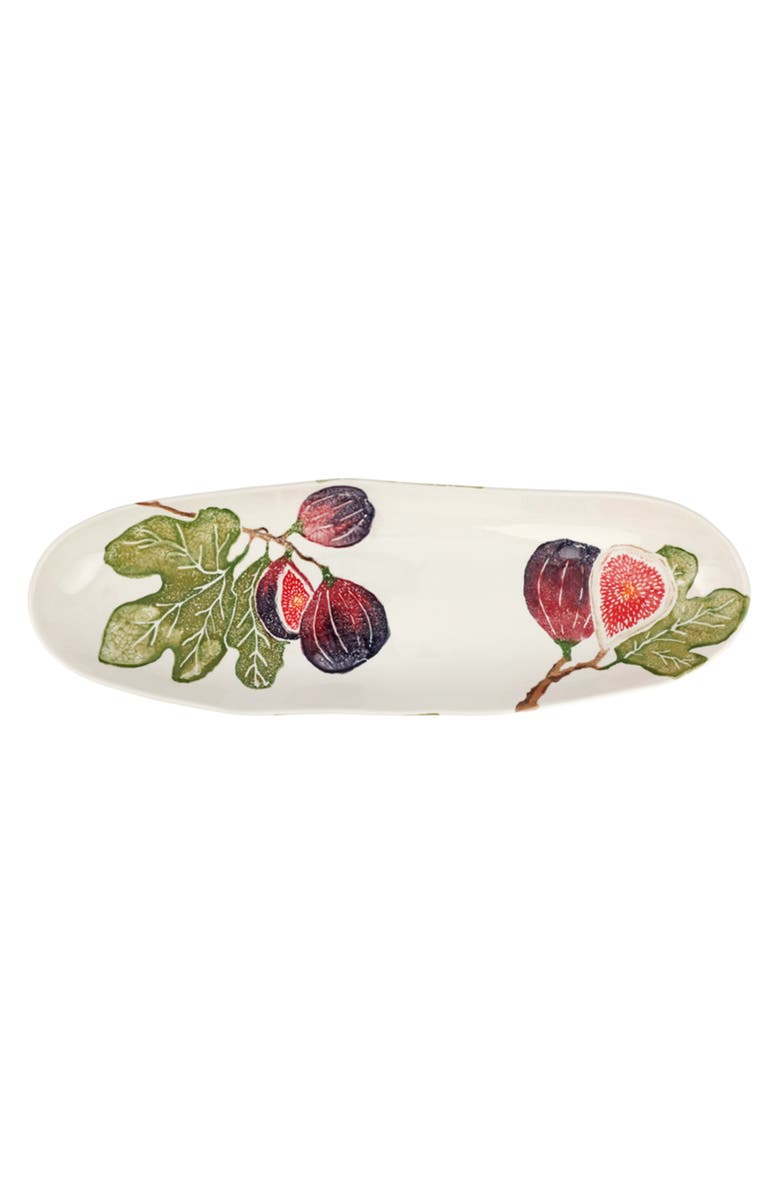 VIETRI Fico Narrow Oval Platter, Main, color, Purple