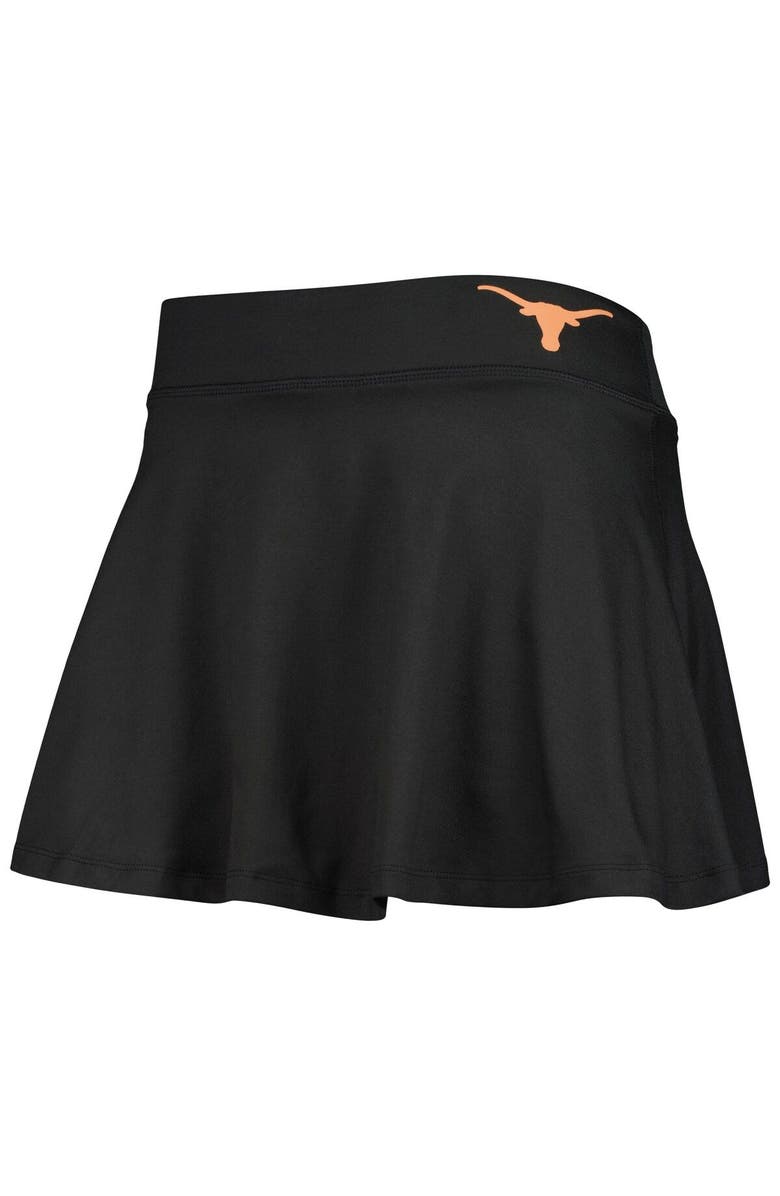 ZOOZATZ Women's ZooZatz Black Texas Longhorns Flowy Skort, Alternate, color, 