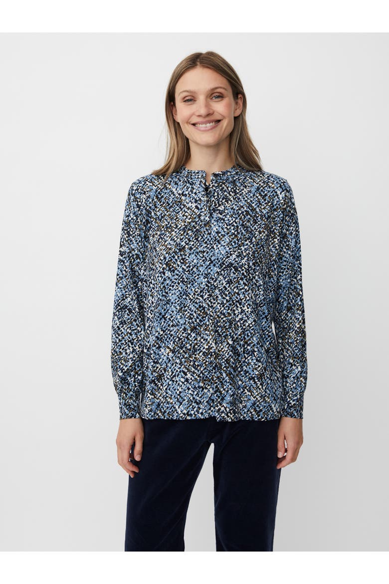 MaBawia Graphic Print Top, Main, color, Proven Blue
