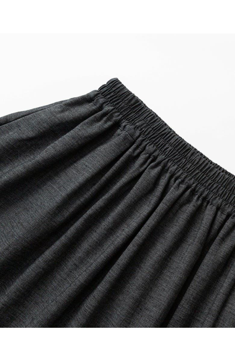 JUANA Hemp Blend Maxi Skirt, Alternate, color, Black