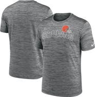 Nike Men's Nike  Anthracite Cleveland Browns Velocity Arch Performance T-Shirt