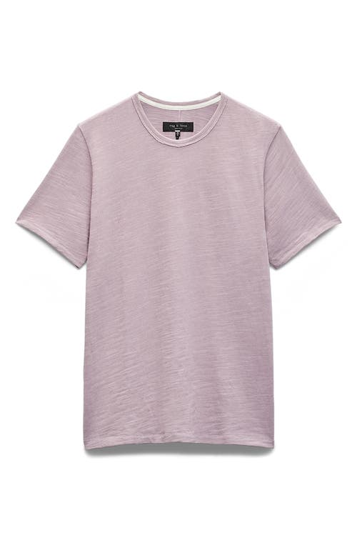 Rag & Bone Classic Flame Cotton-jersey T-shirt In Pink