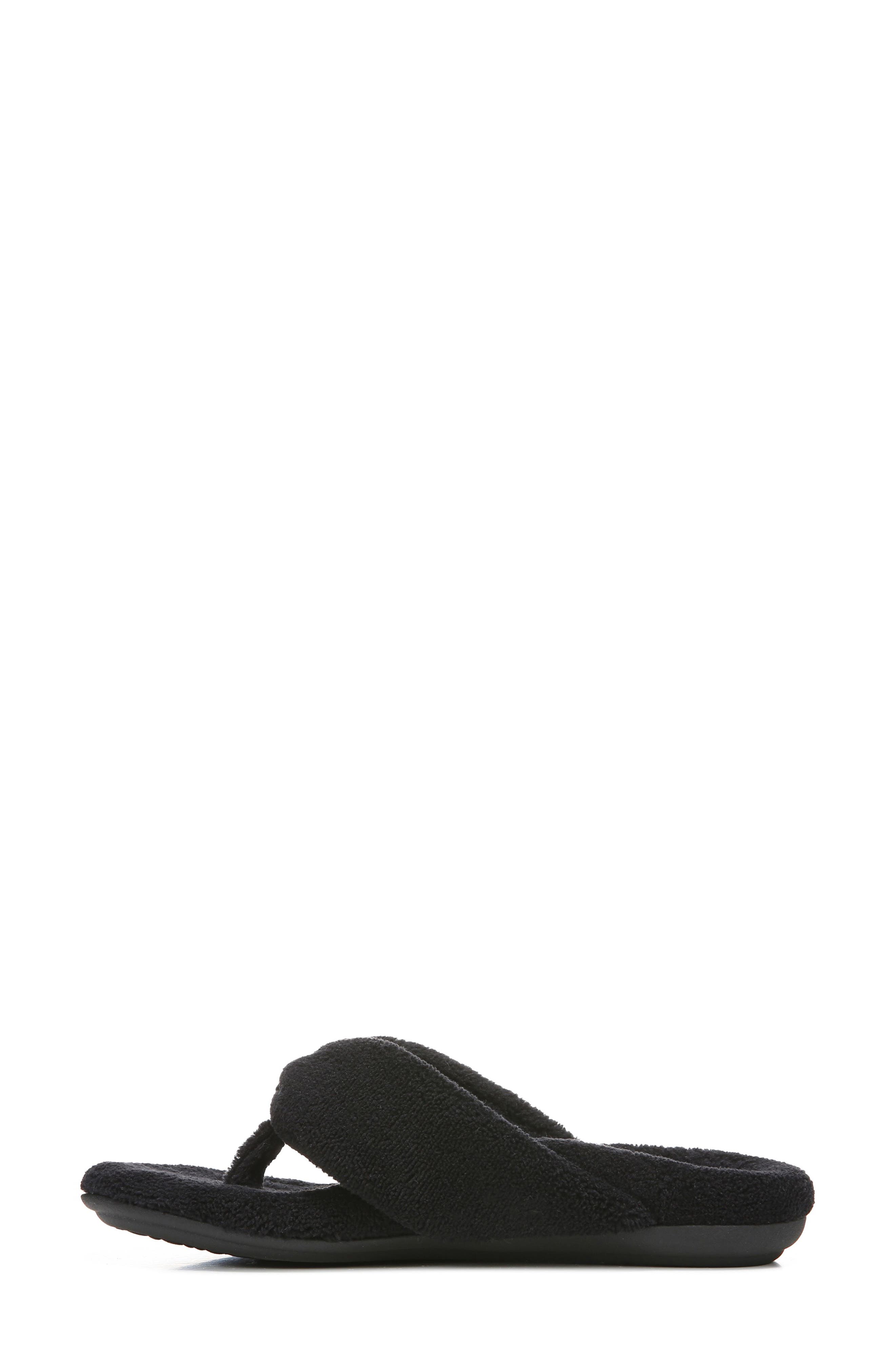 Vionic Lydia Faux Fur Flip Flop, Alternate, color, 