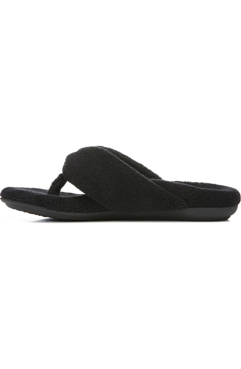 Vionic Lydia Faux Fur Flip Flop, Alternate, color,