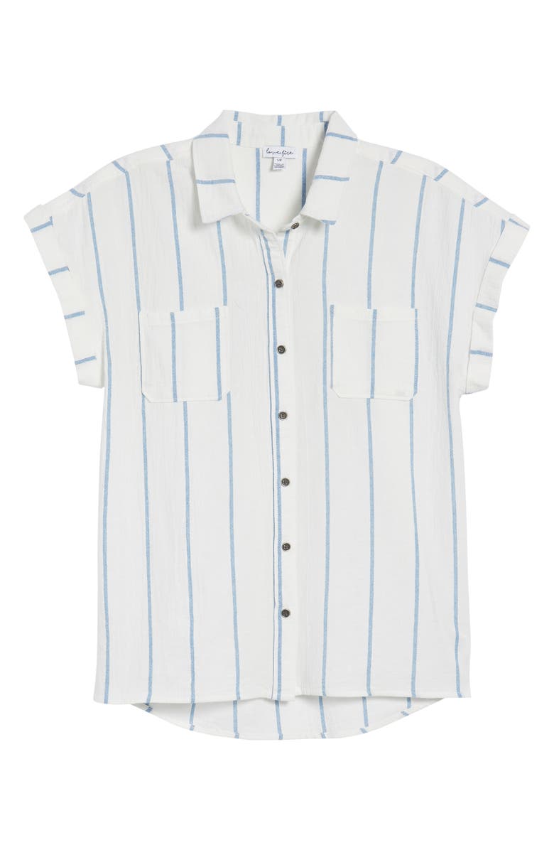 Love, Fire Stripe Cap Sleeve Top, Alternate, color,