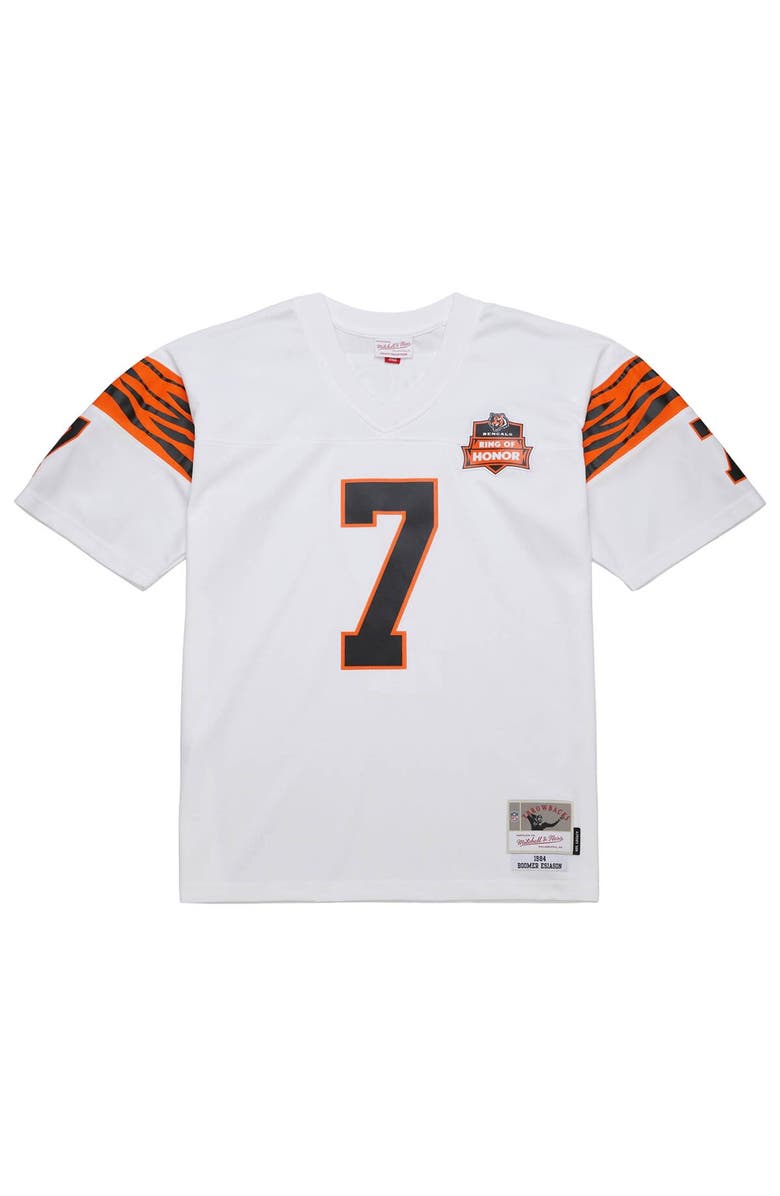 Mitchell & Ness Men's Mitchell & Ness Boomer Esiason White Cincinnati Bengals 1984 Legacy Replica Jersey, Alternate, color, White