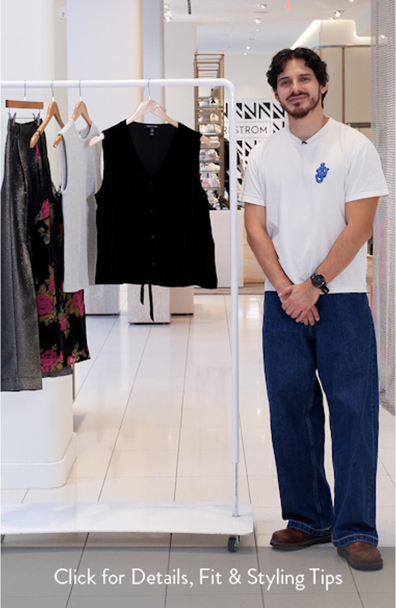 Velvet Tie Back Vest, sales video thumbnail