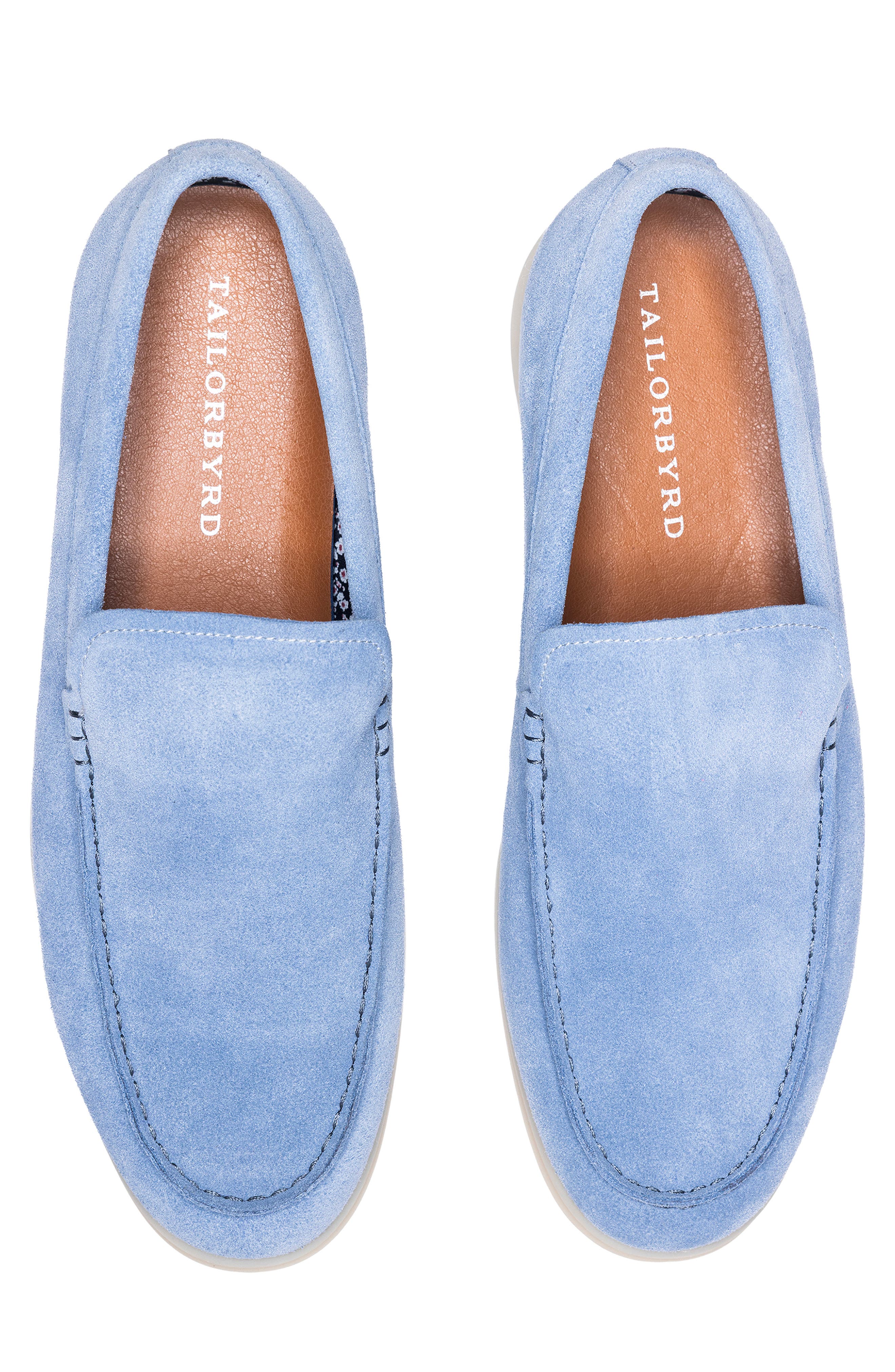 Mitchell Suede Loafer, Alternate, color, SKY BLUE