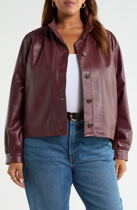 Leather Swing Jacket