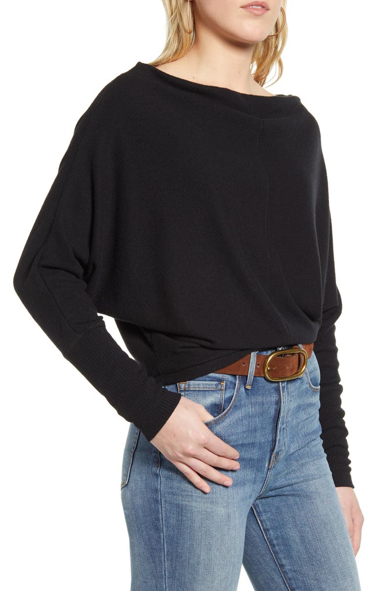 Treasure & Bond Slouchy Long Sleeve Top, Alternate, color, 