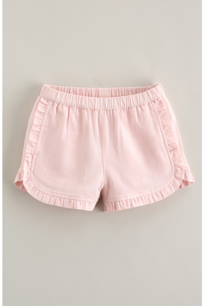 Kids' Ruffle Shorts, Main, color, PINK BALM