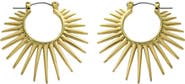 Panacea Sunburst Hoop Earrings