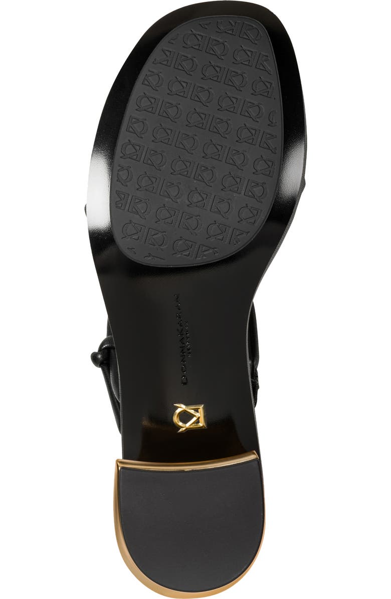 DKNY Tafeta Slide Sandal, Alternate, color, Black