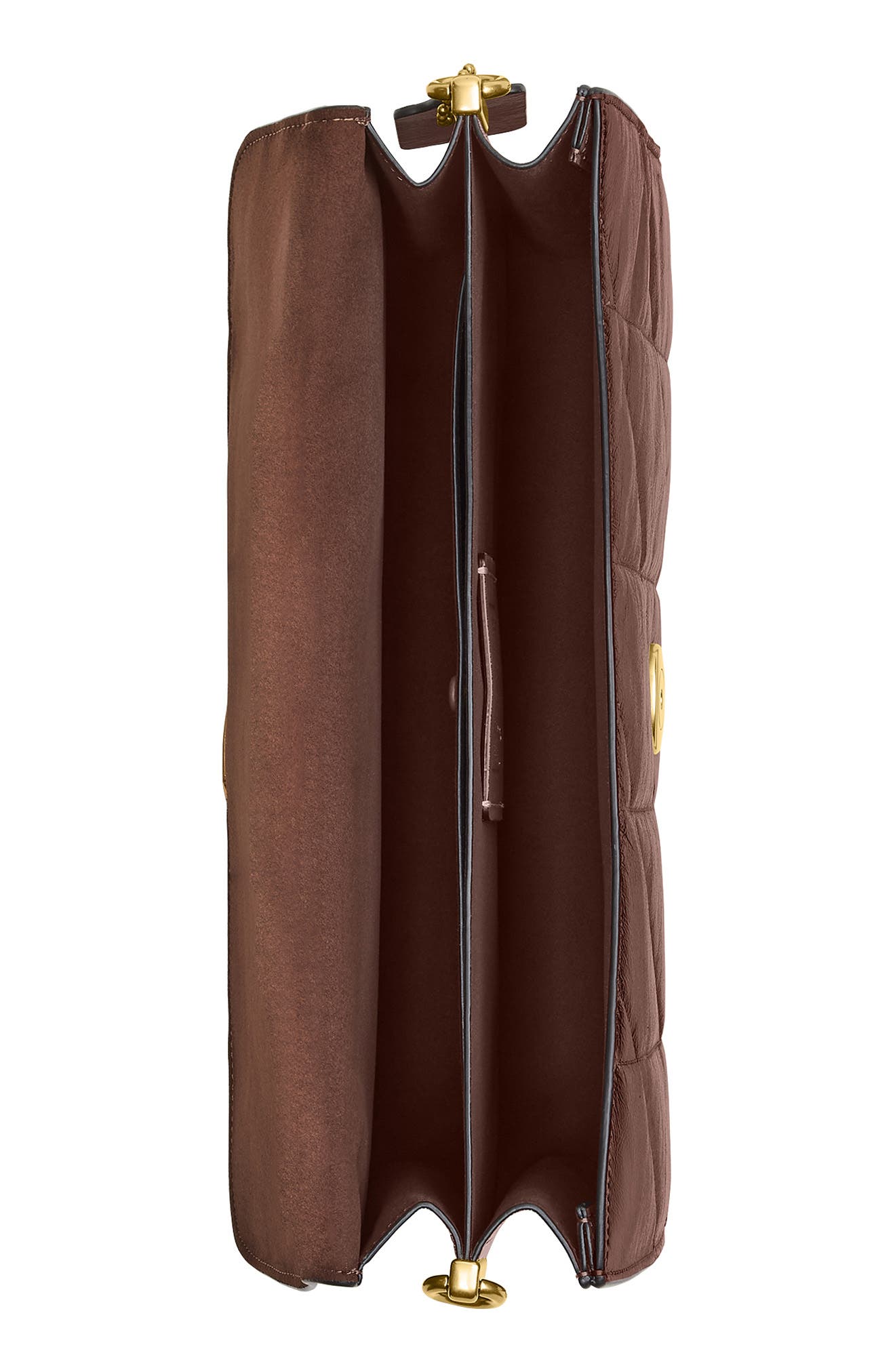 COACH Tabby 35 Quilted Glazed Leather Chain Shoulder Bag, Alternate, color, Maple