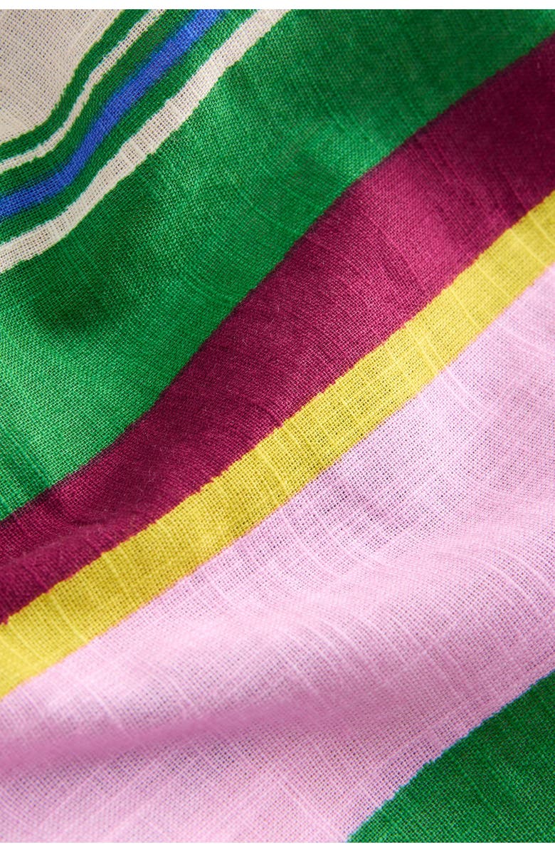 NEXT Stripe Tie Strap Maxi Sundress, Alternate, color, Pink