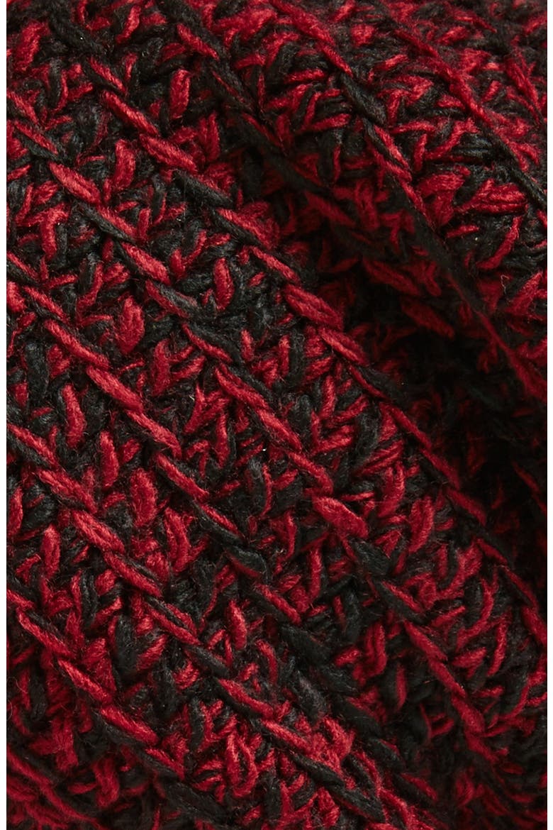 King & Fifth Supply Co. 'The Beeskie' Beanie, Alternate, color, BLACK/ PORT