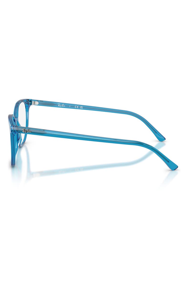 Ray-Ban Elliot 48mm Irregular Optical Glasses, Alternate, color, Blue
