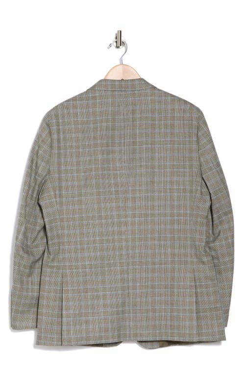 Nautica Olive Glen Plaid Notch Lapel Sport Coat In Olive Plaid