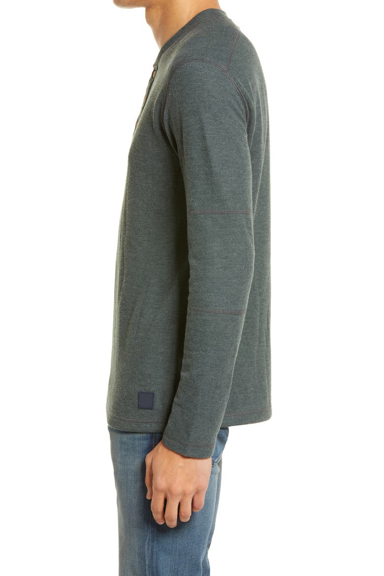 Men's Cotton Blend Henley, Alternate, color, BLUISH GREEN