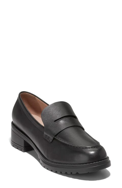 Camea Lug Sole Penny Loafer (Women)