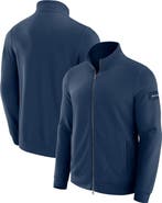 J. Palmer Men's J. Palmer Navy Seattle Seahawks QB1 Full-Zip Sweatshirt