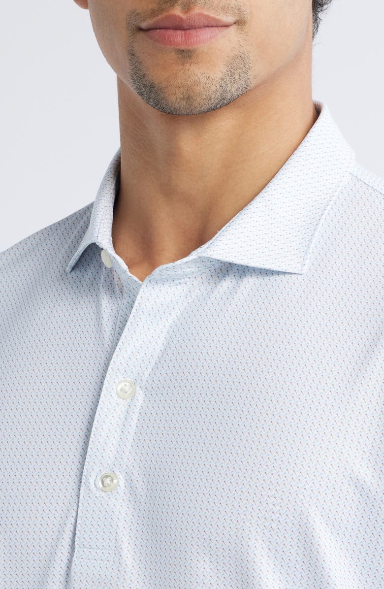 johnnie-O Tee Time Dot Print PREP-FORMANCE Golf Polo, Alternate, color, 