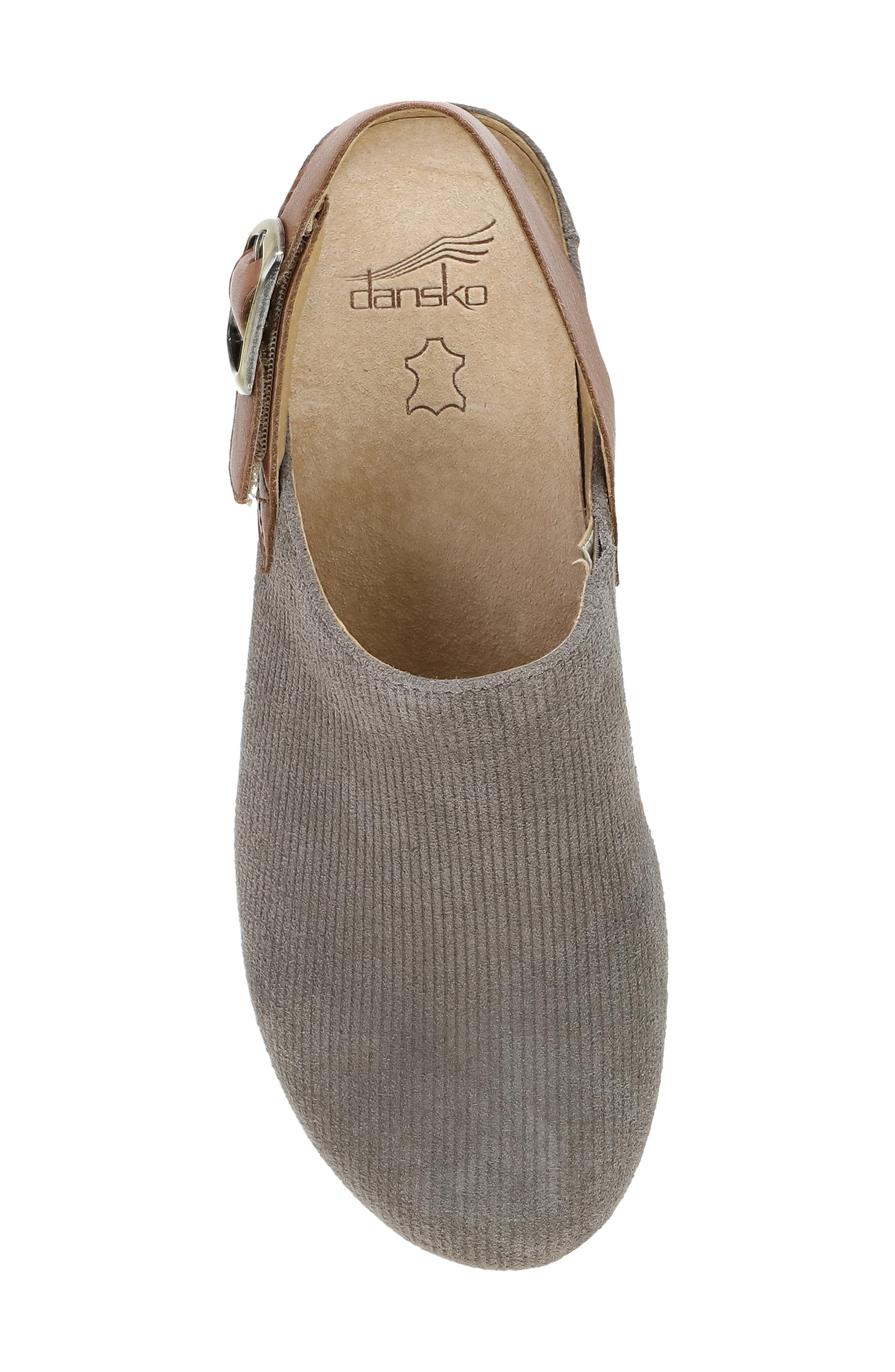 Merrin Slingback Clog, Alternate, color, STONE EMBOSSED SUEDE
