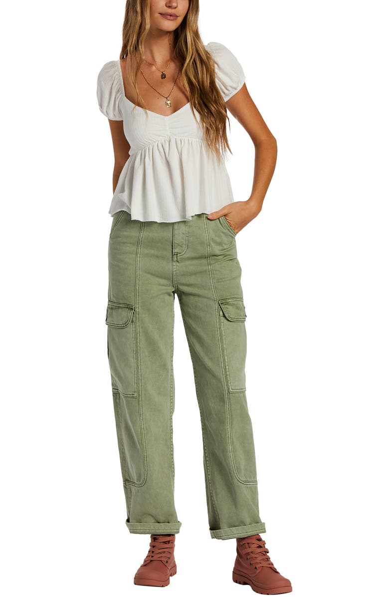 Billabong My Bella Babydoll Top, Alternate, color, 