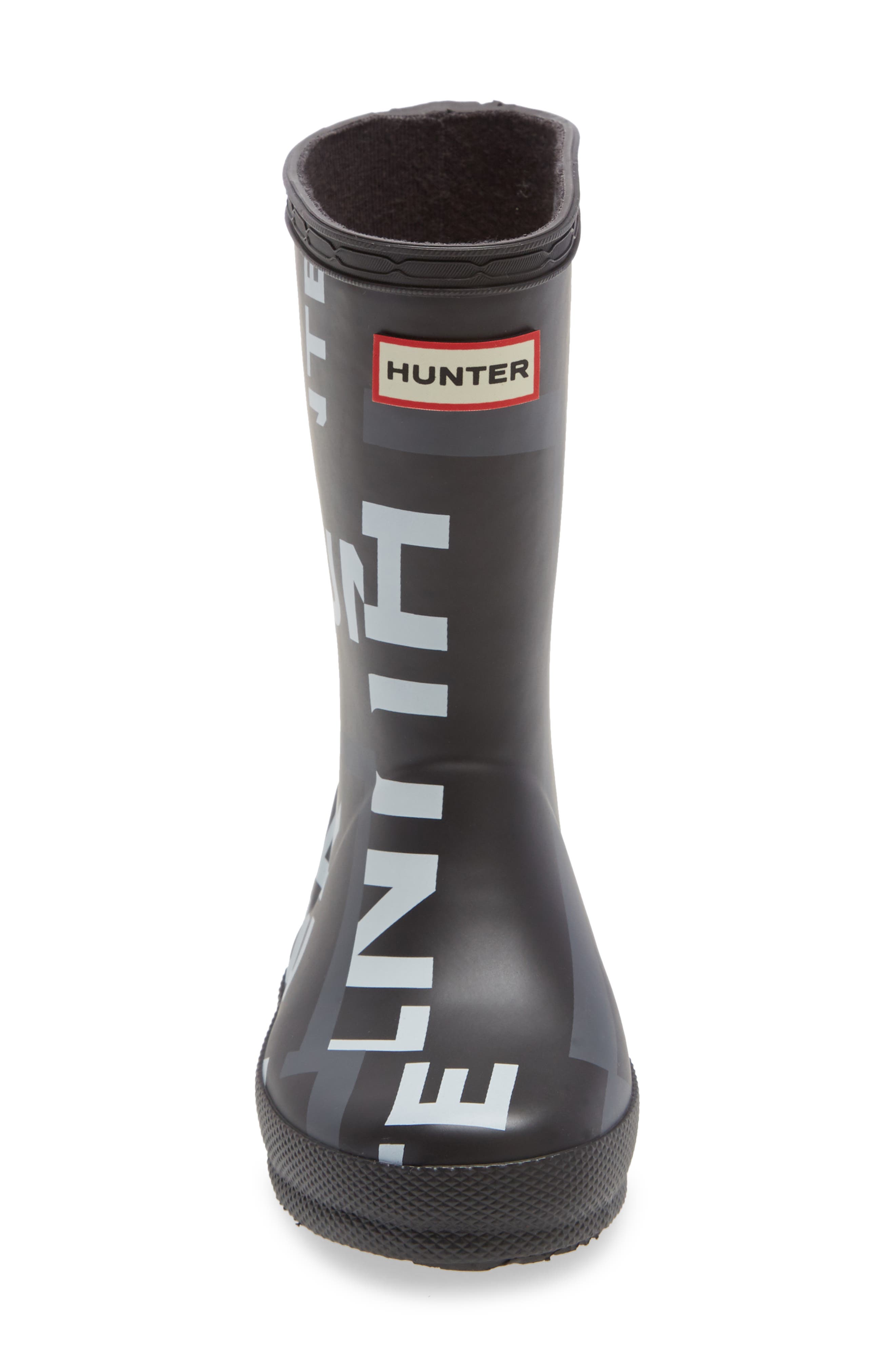 Hunter First Classic Exploded Logo Rain Boot, Alternate, color, 