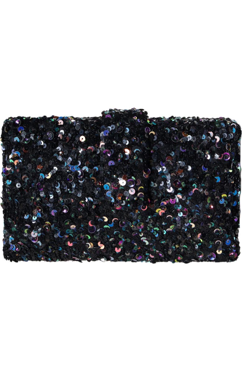 Simitri Garnet Kitsch Clutch, Main, color, Black