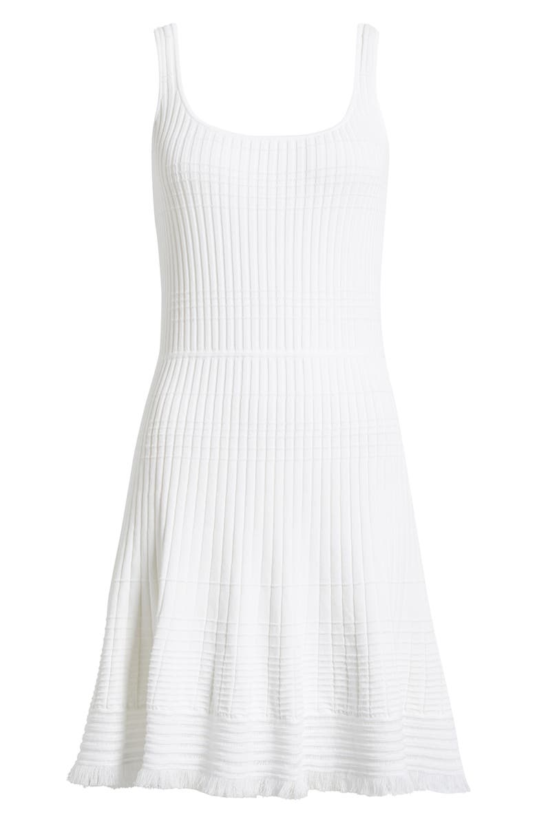 rag & bone Ayan Rib Minidress, Alternate, color, White