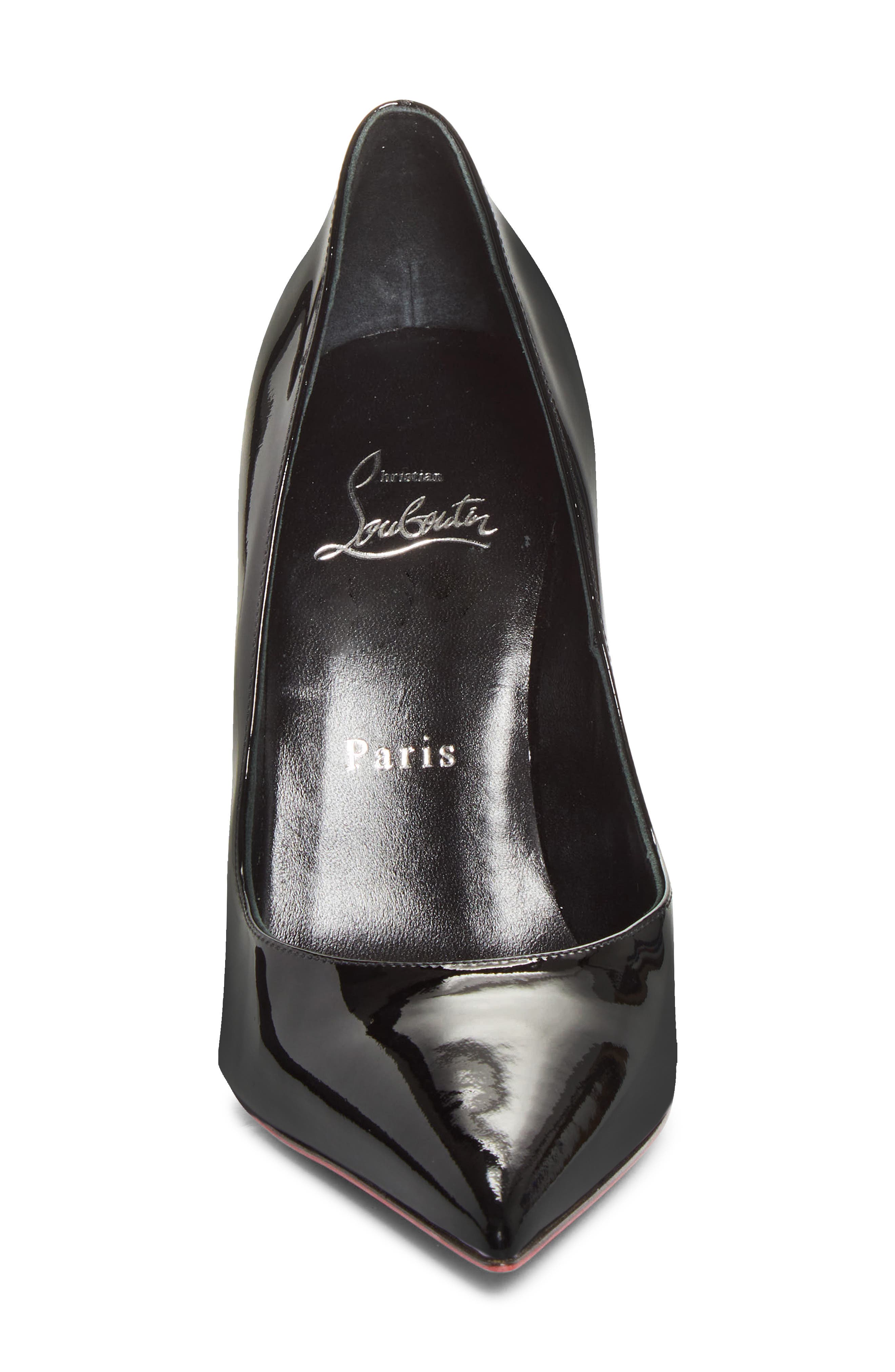 Christian Louboutin Miss Z Pointed Toe Pump, Alternate, color, Black