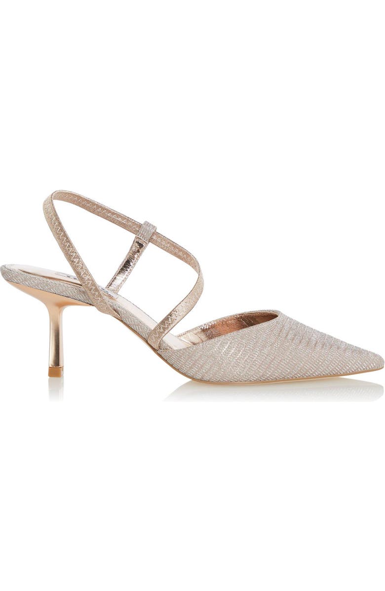 Dune London Colombias Pointed Toe Pump, Alternate, color, Rose Gold