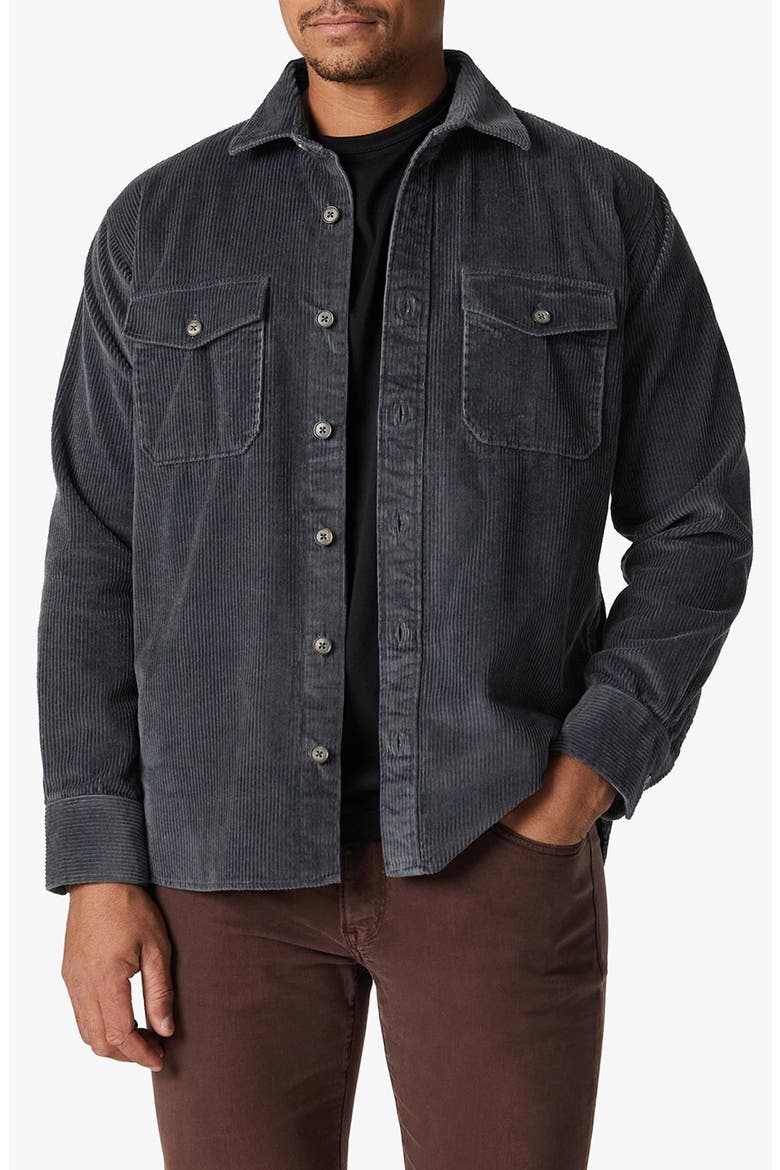 Corduroy Overshirt, Main, color, IRON GATE