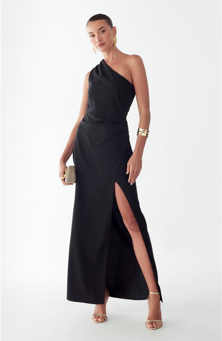 BWLDR Robin Maxi Dress, Alternate, color, Black
