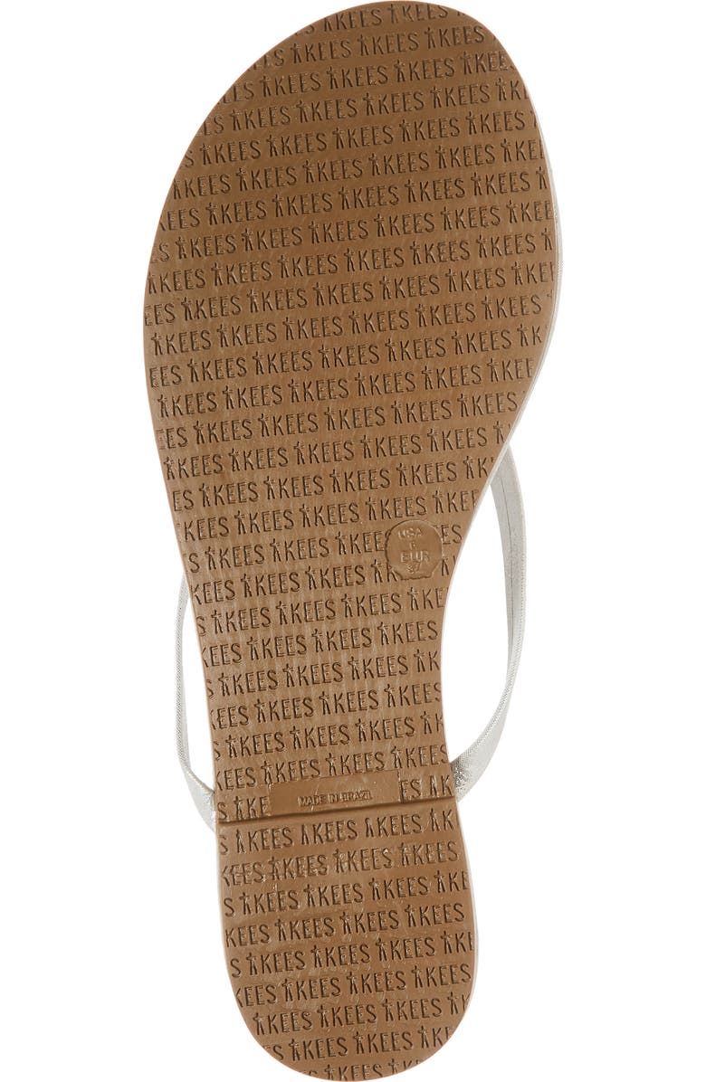 TKEES 'Glitters' Flip Flop, Alternate, color, Gleam Leather