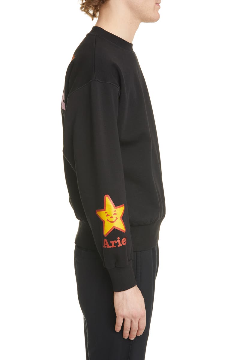 Aries Fast Food Graphic Sweatshirt, Alternate, color,