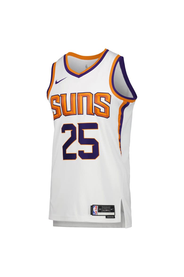 Unisex Nike Mikal Bridges White Phoenix Suns Swingman Jersey - Association Edition, Alternate, color, White