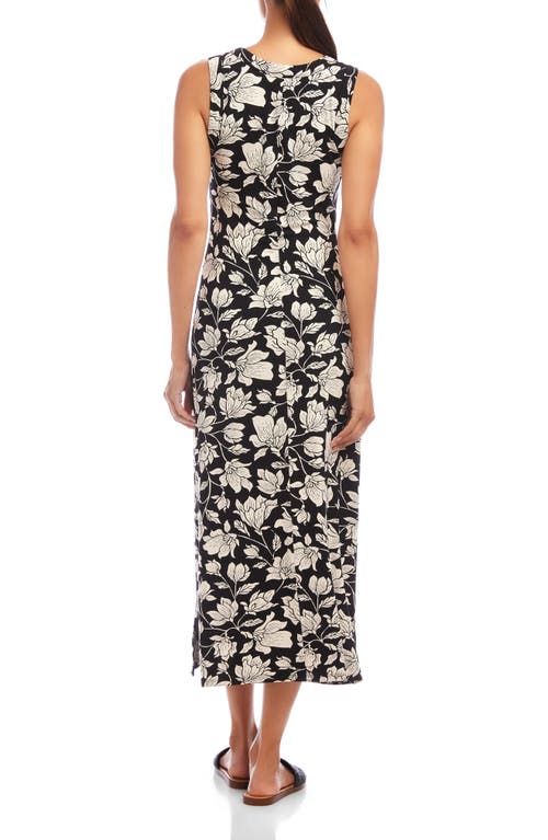 Karen Kane Sleeveless V-neck Midi Dress
