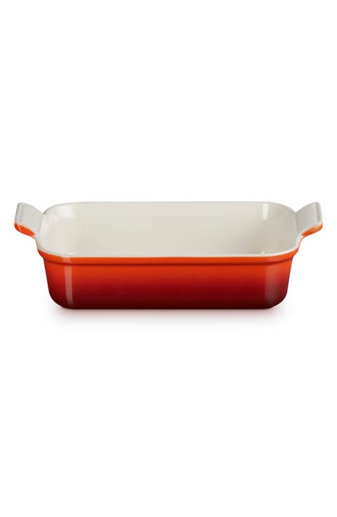 Heritage 2.5-Quart Rectangular Stoneware Dish