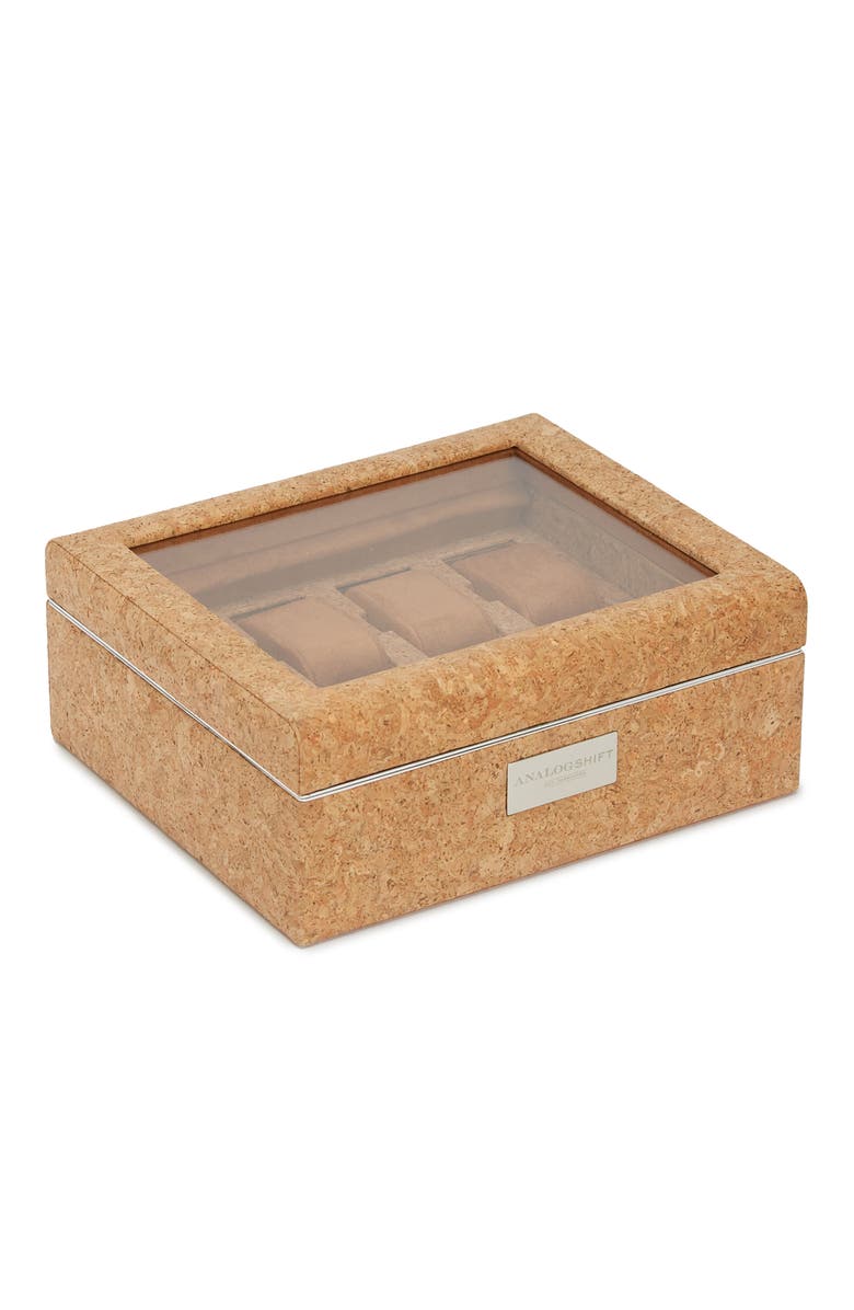 WOLF x Analog Shift 1976 Collection 8 Piece Watch Box, Alternate, color, Cork