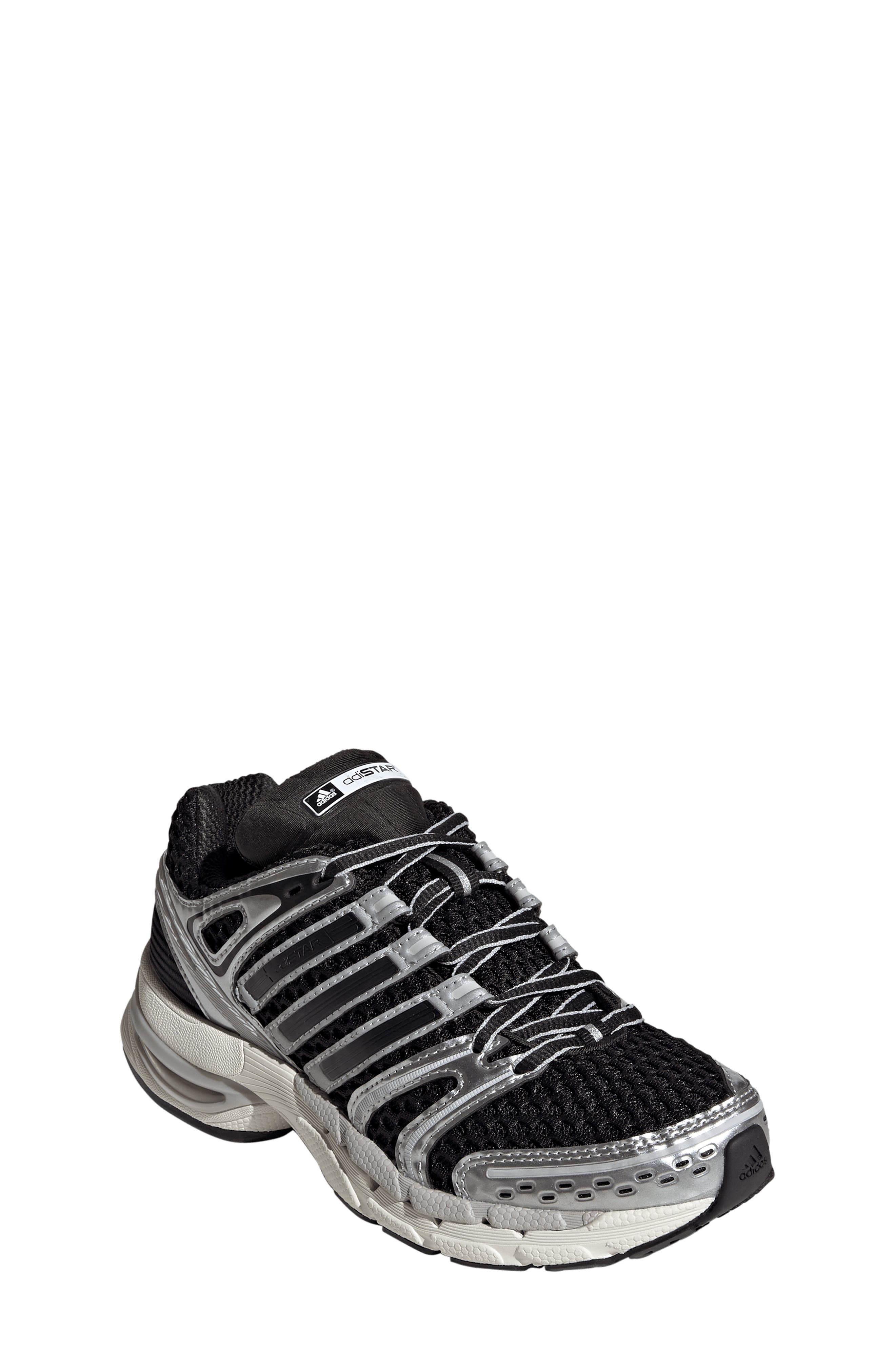 adidas Kids' Adistar Control 5 Sneaker, Main, color, Core Black/ Silver/ Grey