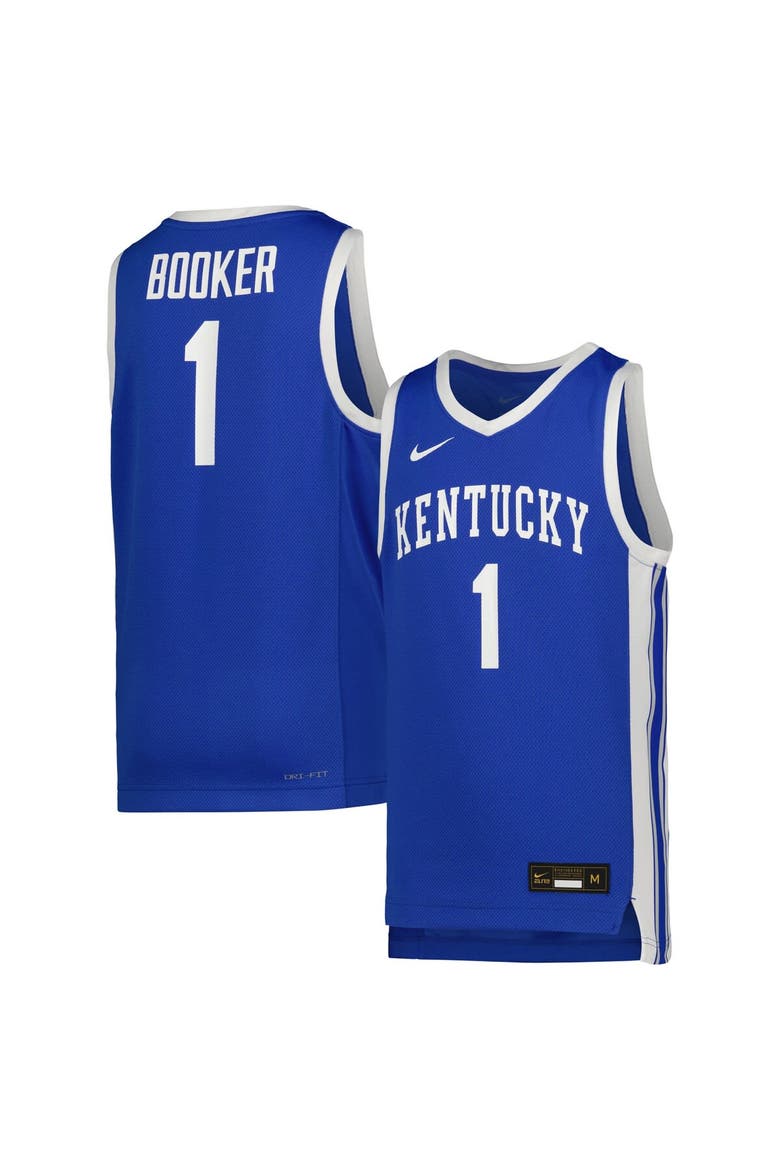 Youth Nike #1 Royal Kentucky Wildcats Icon Replica Basketball Jersey, Main, color, Royal