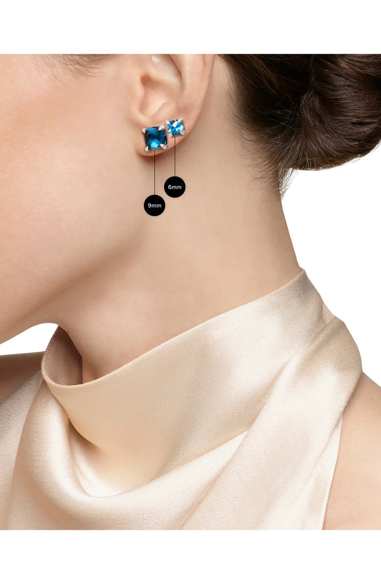 David Yurman Chatelaine<sup>®</sup> Stud Earrings, 6mm, Alternate, color, Black Onyx