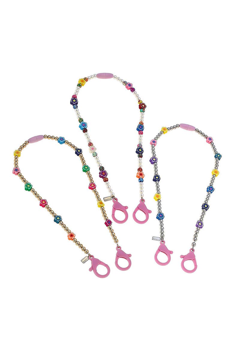 3-Pack Kids' Face Mask Chains, Main, color, MULTI FLOWERS