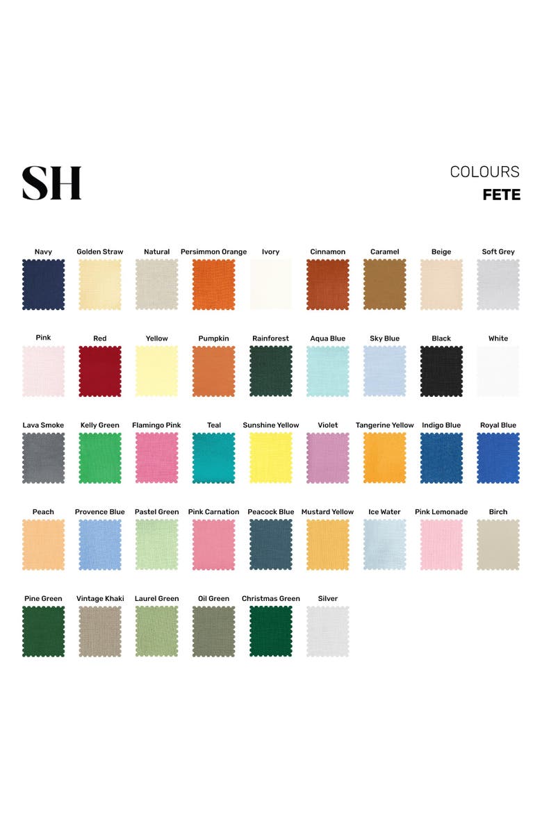 Solino Home Linen Placemats - Fete, Alternate, color, Violet