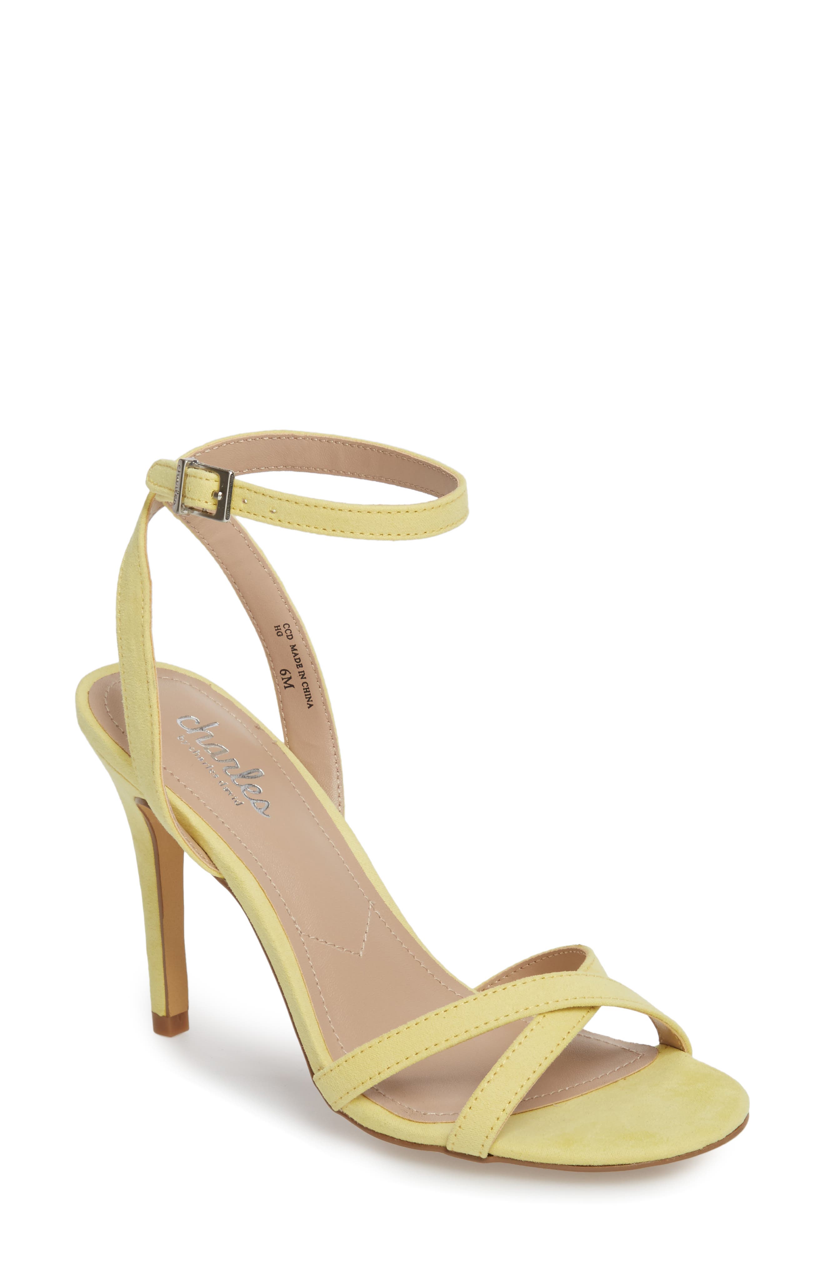 Rome Sandal, Main, color, BUTTERCUP SUEDE